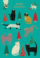 Roger La Borde Christmas Card - Chou Chou Chat